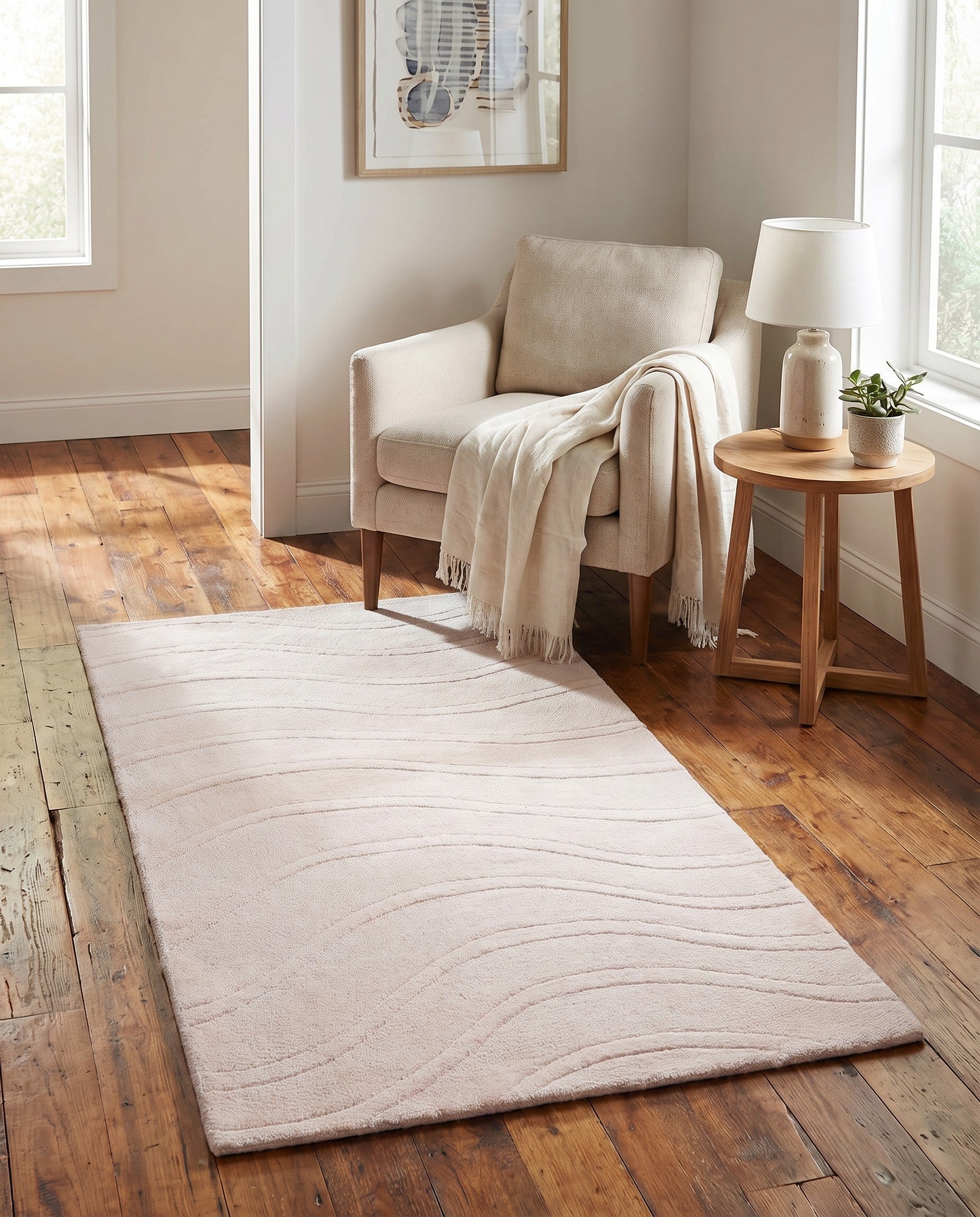 2' 8 x 4' 11 Hand Knotted Darya Wool Rug