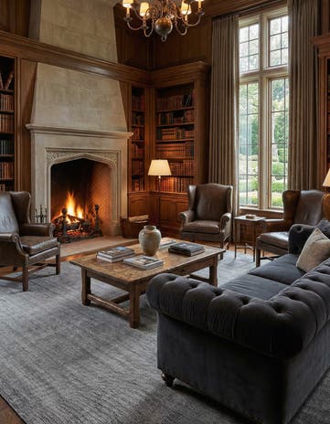 13' 1 x 18' 1 Hand Woven Jill Zarin English Manor Wool Rug