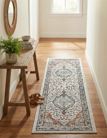 Ivory Nyla Runner Rug