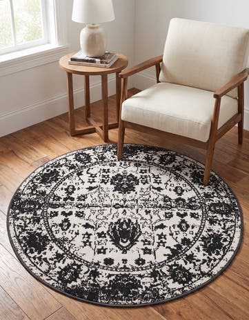 3' 3 x 3' 3 Kamala Washable Round Rug