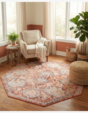 5' x 5' Lola Octagon Rug