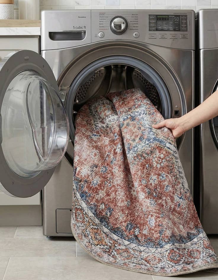 Detail image of 4' x 4' Yara Round Rug