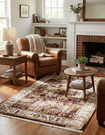 4' x 6' Nain Design Rug