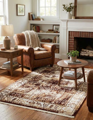 4' x 6' Nain Design Rug