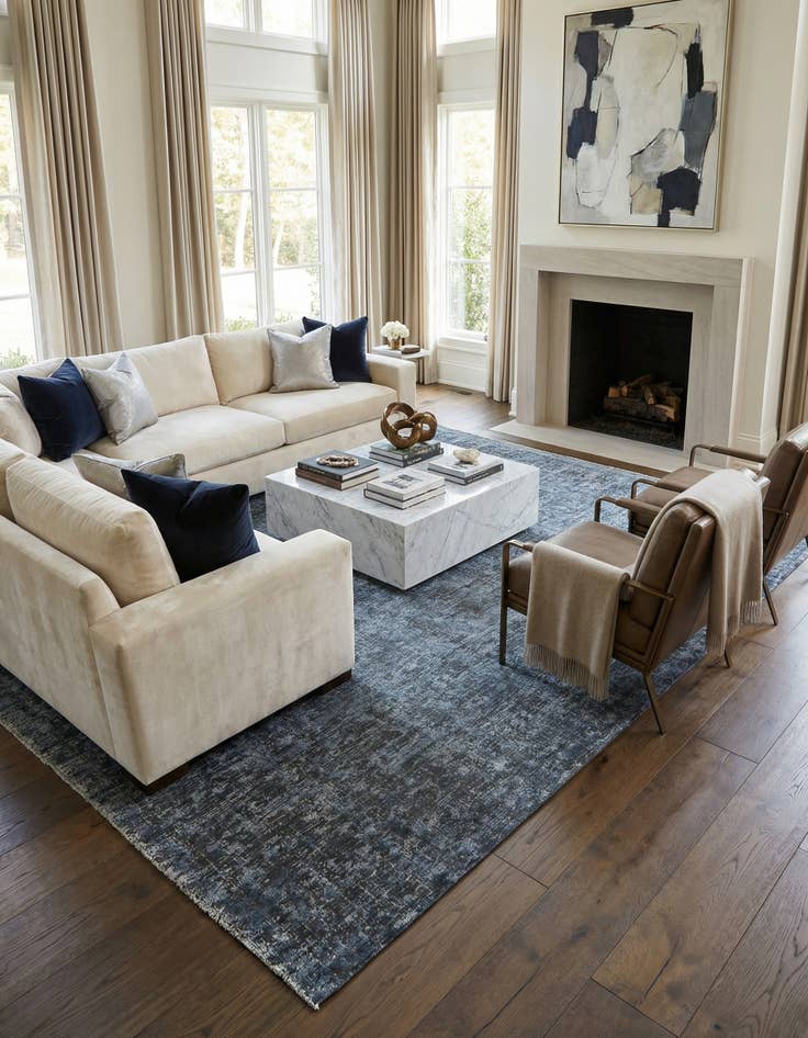 Detail image of 9' 2 x 12' 9  Hand Knotted Ultra Vintage Persian Wool Rug