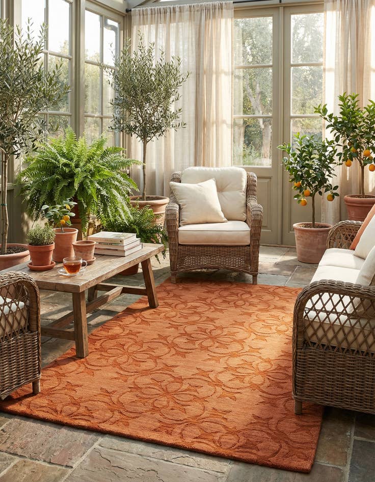 Detail image of 5' x 8' Agra Rug