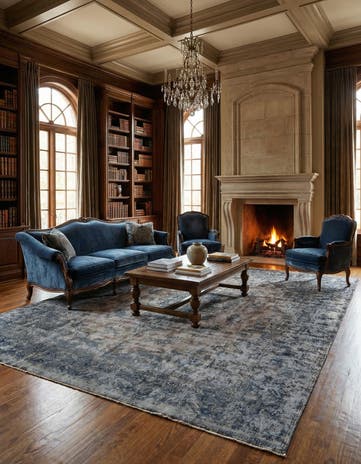 9' 5 x 12' 8 Vintage Royal Wool Rug