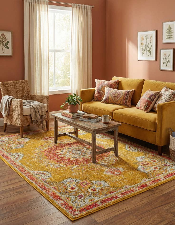 Detail image of 5' 3 x 7' Carrington Rug