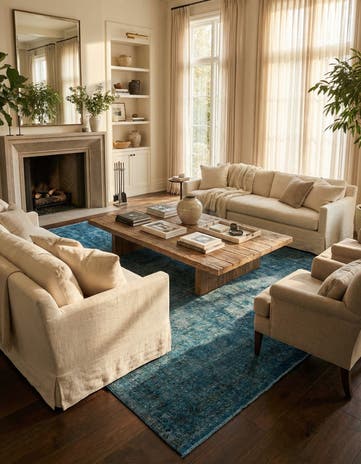 7' 8 x 11' 3 Hand Knotted Ultra Vintage Persian Wool Rug