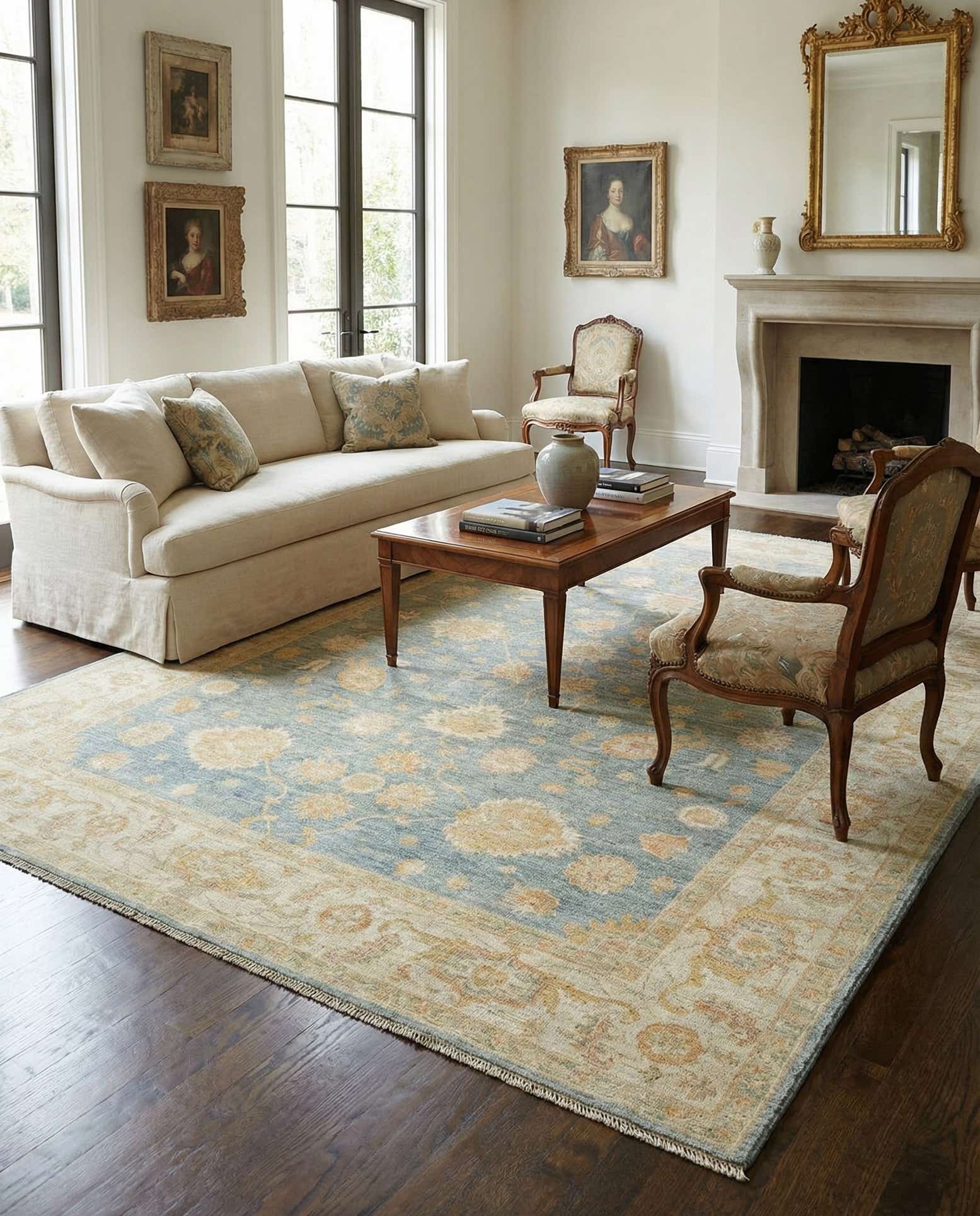 6' 7 x 9' 8 Ziegler Wool Rug
