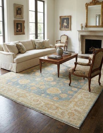 6' 7 x 9' 8 Ziegler Wool Rug