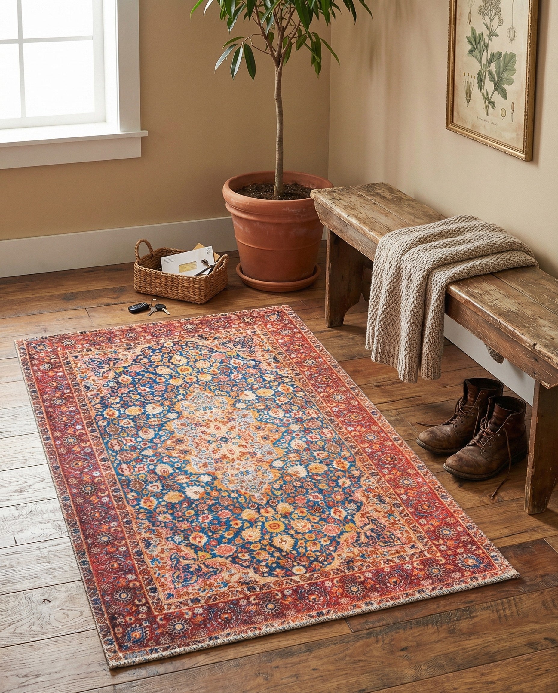 2' x 3' Washable Timeless Rug