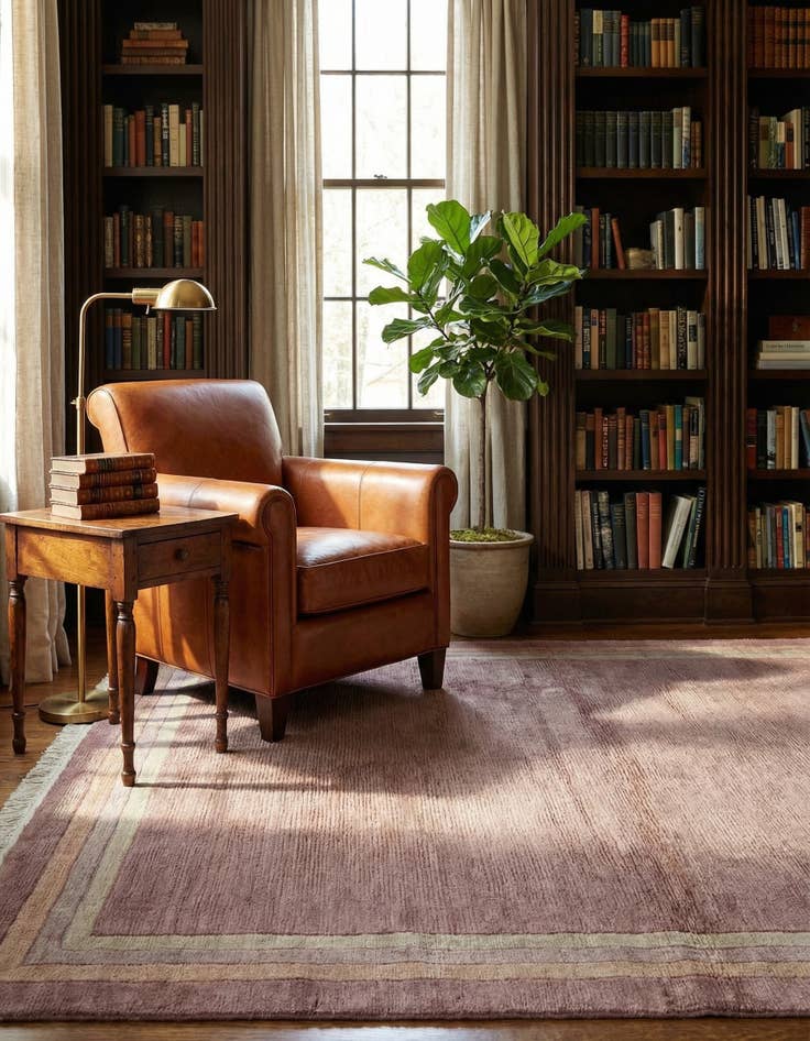 Detail image of 5' x 6' 5  Hand Knotted Nepal Wool Rug