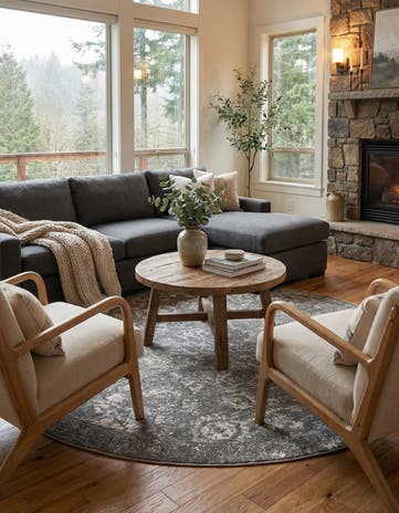 7' x 7' Oregon Round Rug