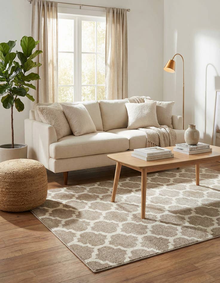 Detail image of  4' x 6' Lattice Rug