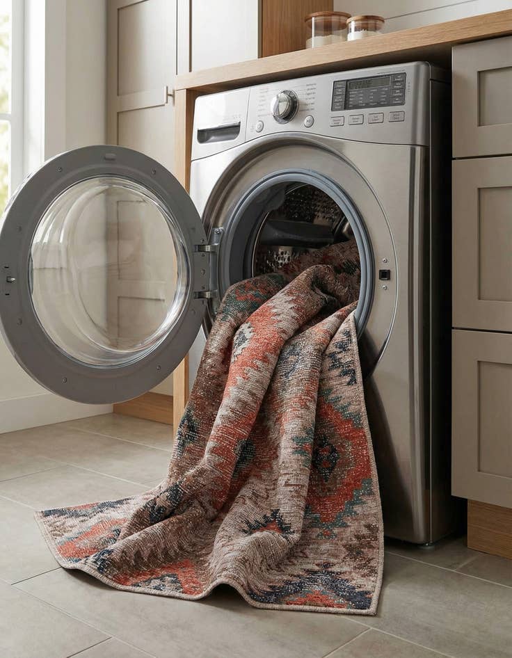 Detail image of 7' 3 x 10'  Washable Sisu Rug