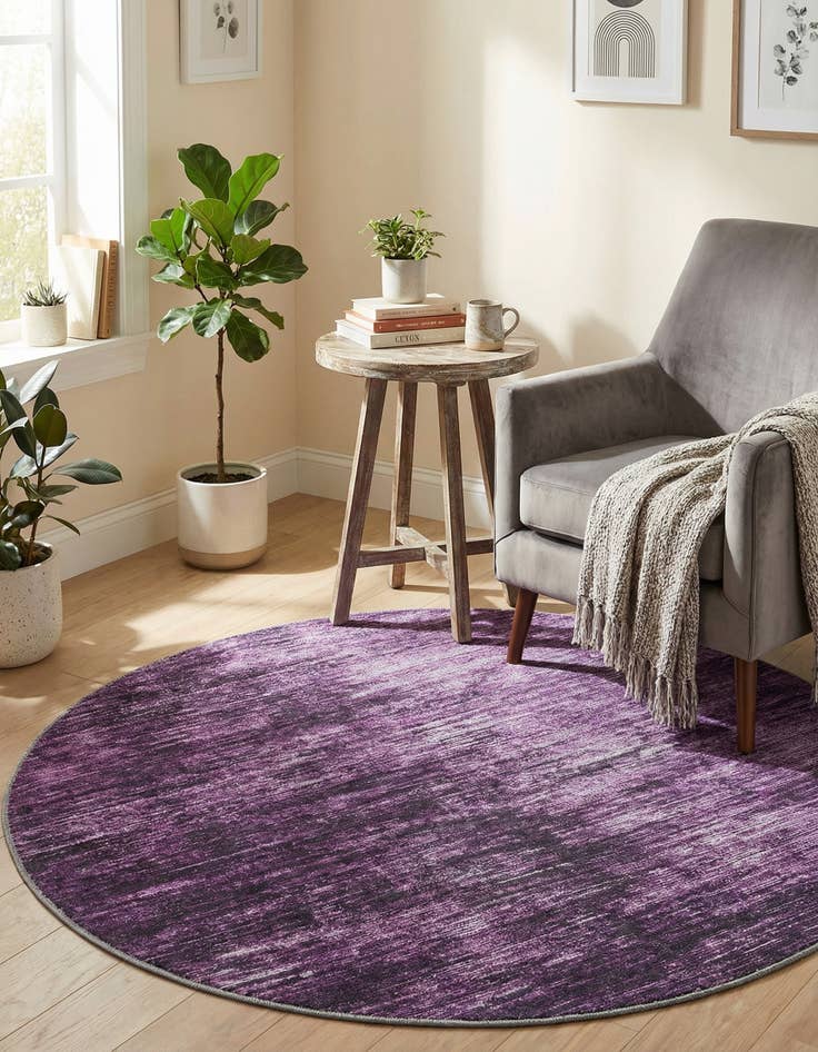 Detail image of 3' 6 x 3' 6 Asha Round Rug