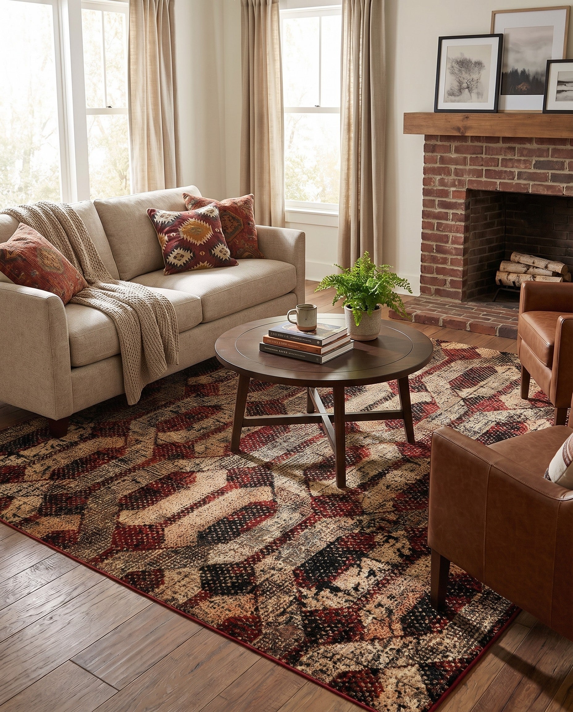7' 10 x 7' 10 Saturn Square Rug