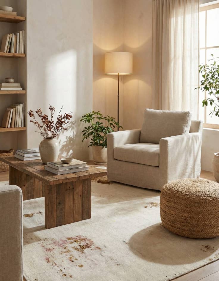 Detail image of 6' 5 x 7' 8  Hand Knotted Ultra Vintage Persian Wool Rug