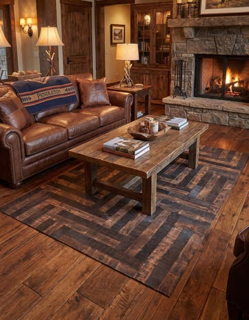 5' x 7' 10 Cowhide Rug