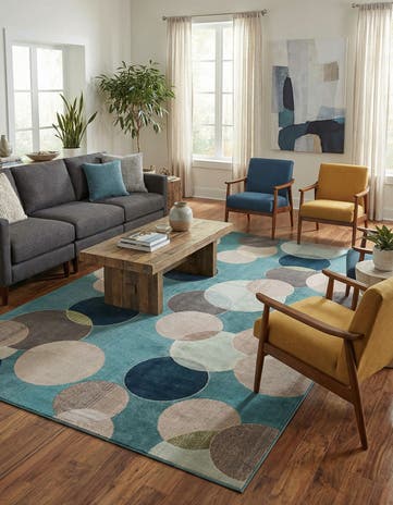 10' 6 x 16' 5 Washable Theia Rug