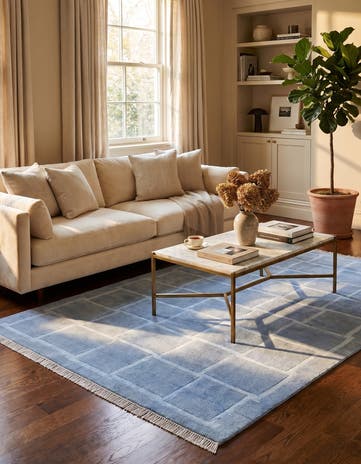 5' 9 x 8' Hand Knotted Darya Wool Rug