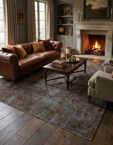 6' 8 x 9' 11 Vintage Royal Wool Rug