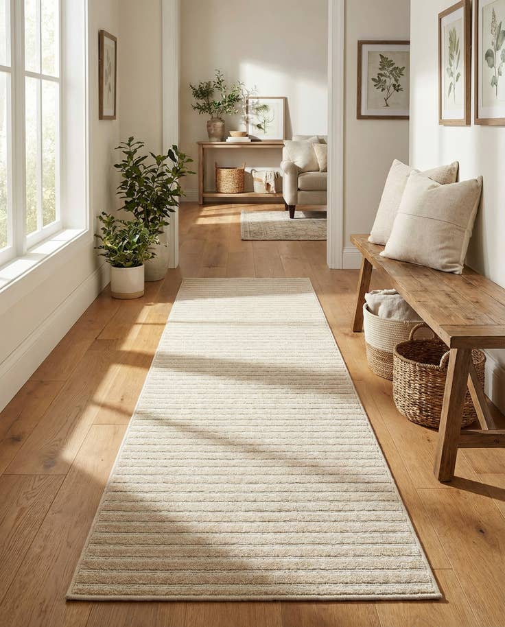 Detail image of 2' 7 x 10' Easy-Clean Sabrina Soto Indoor / Outdoor Runner Rug