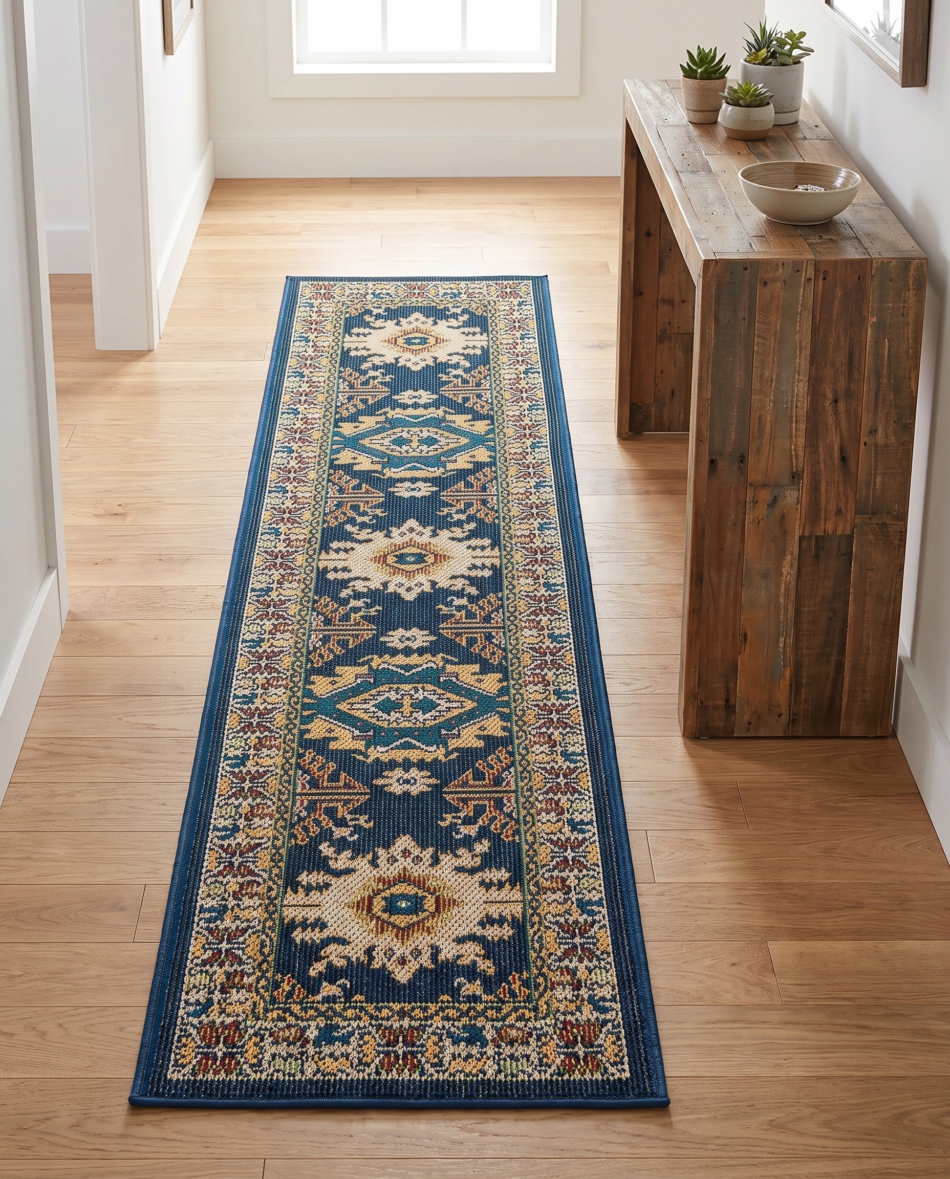 2' x 8' Easy-Clean Baja Indoor / Outdoor Runner Rug