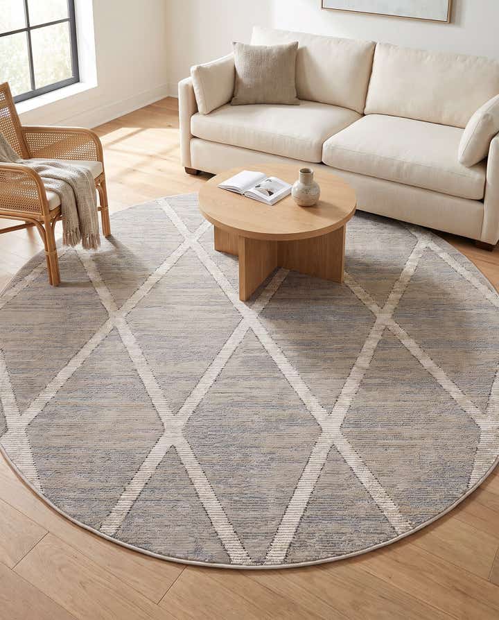 215cm x 215cm Starlight Rund Teppich
