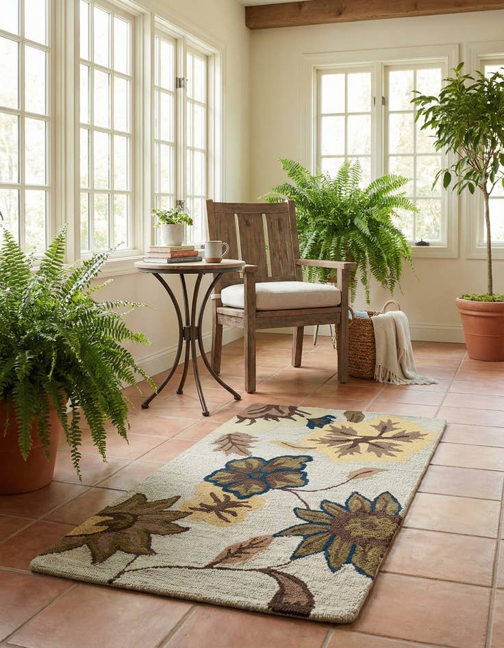 Detail image of 3' x 5' Agra Rug