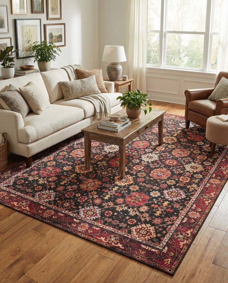 Detail image of 8' 4 x 12' Washable Timeless Rug