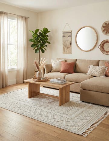 Ivory Boho Rug