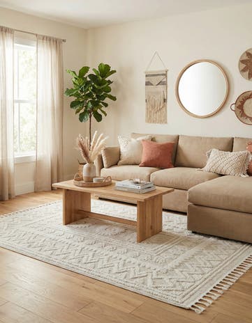 Ivory Boho Rug