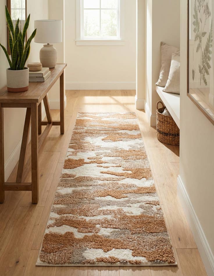 Detail image of 2' x 6' Sepia Runner Rug