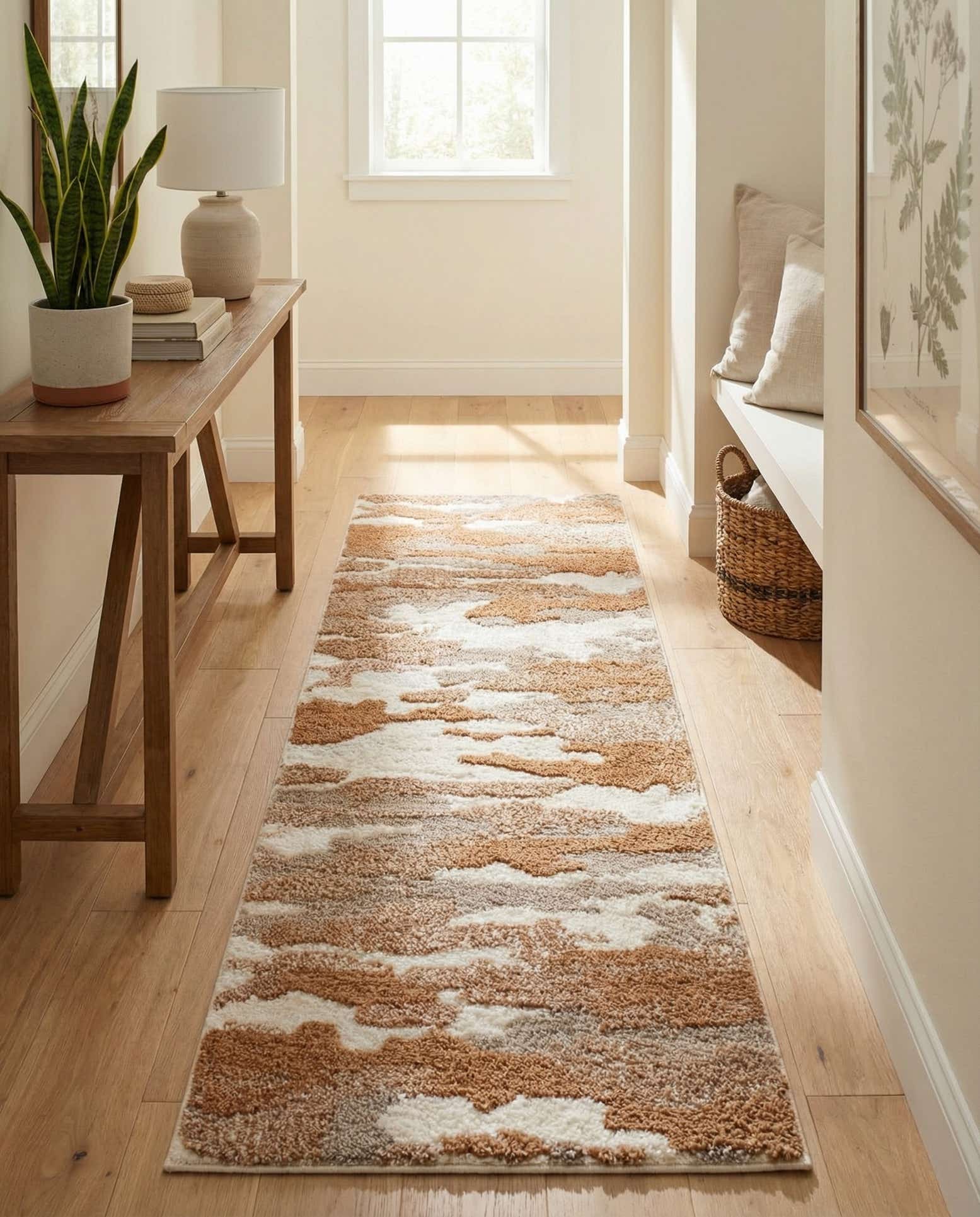 2' x 6' Sepia Runner Rug