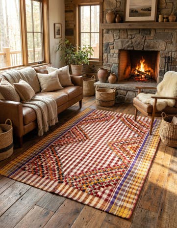 4' 9 x 6' 10 Jajim Rug
