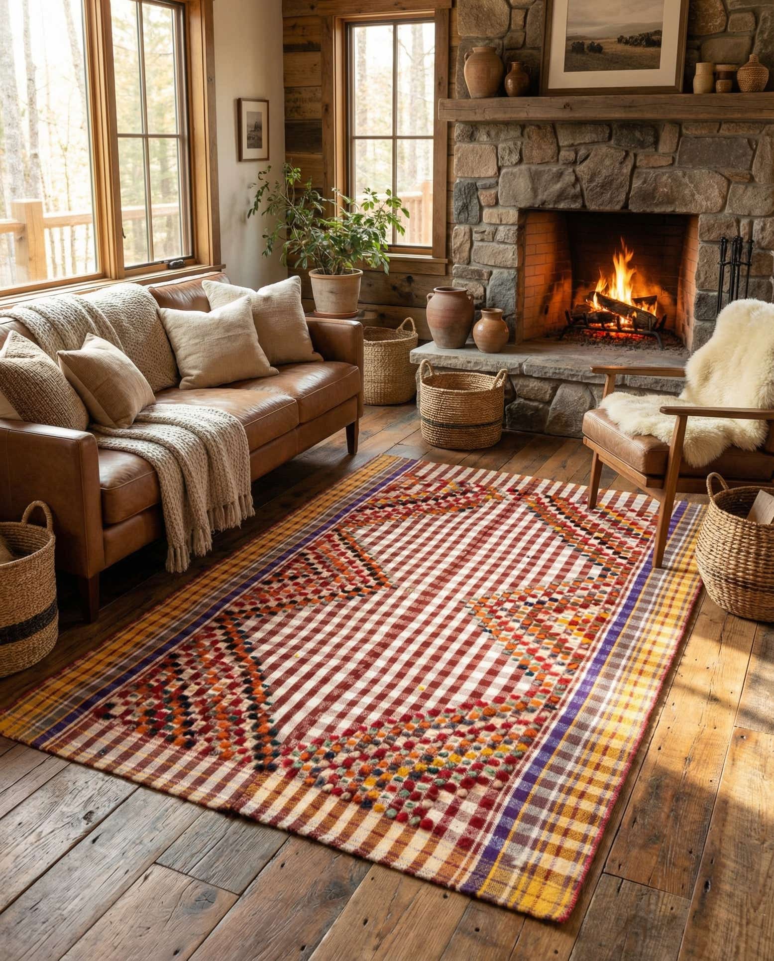 4' 9 x 6' 10 Jajim Rug