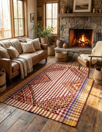 4' 9 x 6' 10 Jajim Rug
