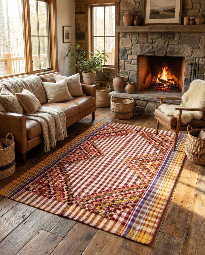 4' 9 x 6' 10 Jajim Rug