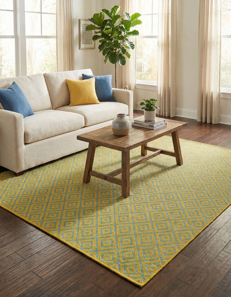 Detail image of 5' 3 x 8' Easy-Clean Jill Zarin Costa Rica Indoor / Outdoor Rug