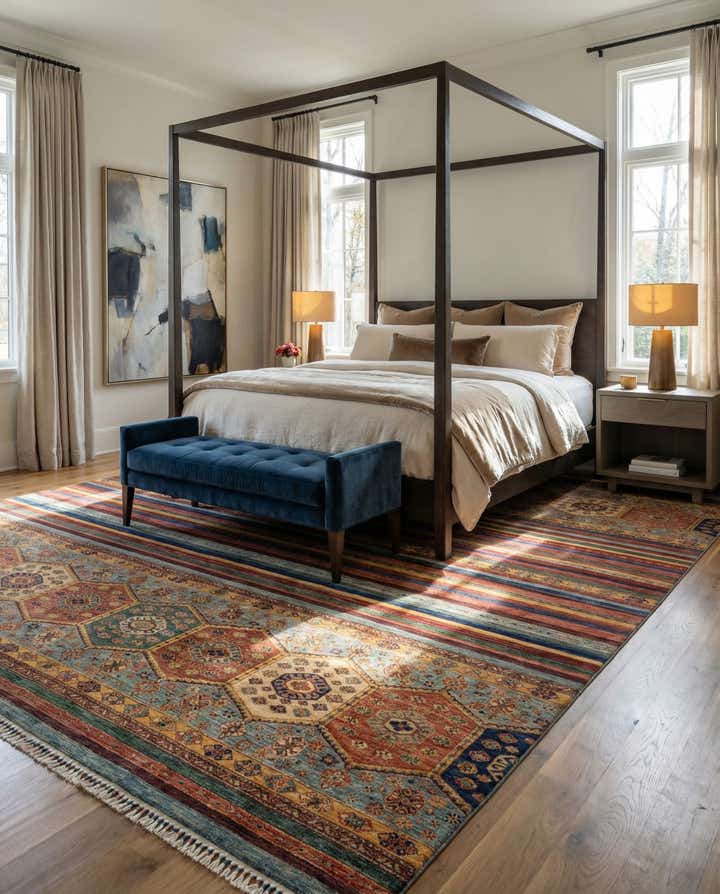 9' x 11' 10 Hand Knotted Ariana Ziegler Rug