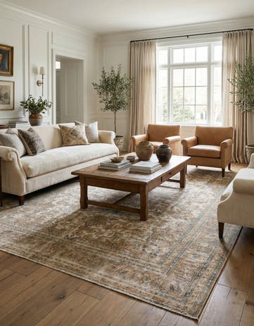9' 4 x 11' 6 Hand Knotted Ultra Vintage Persian Wool Rug