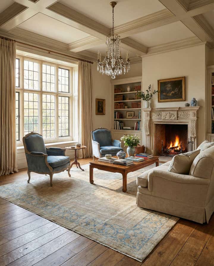 9' 8 x 12' 9 Vintage Royal Wool Rug