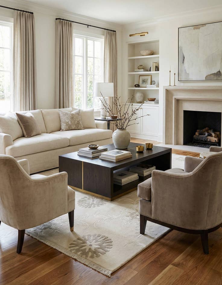 Detail image of 5' 6 x 8' 2  Hand Knotted Darya Wool Rug