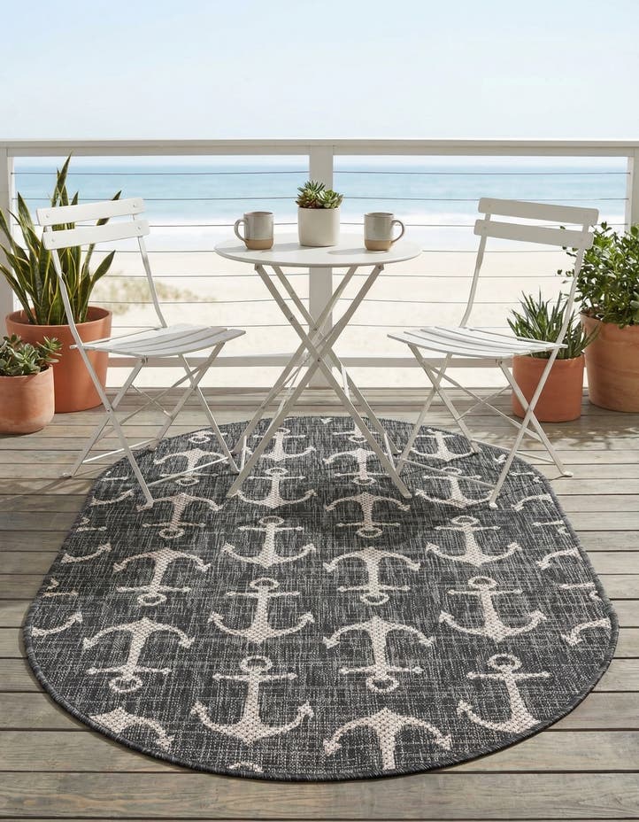 3' x 5' 3 Easy-Clean Coastal Indoor / Outdoo...