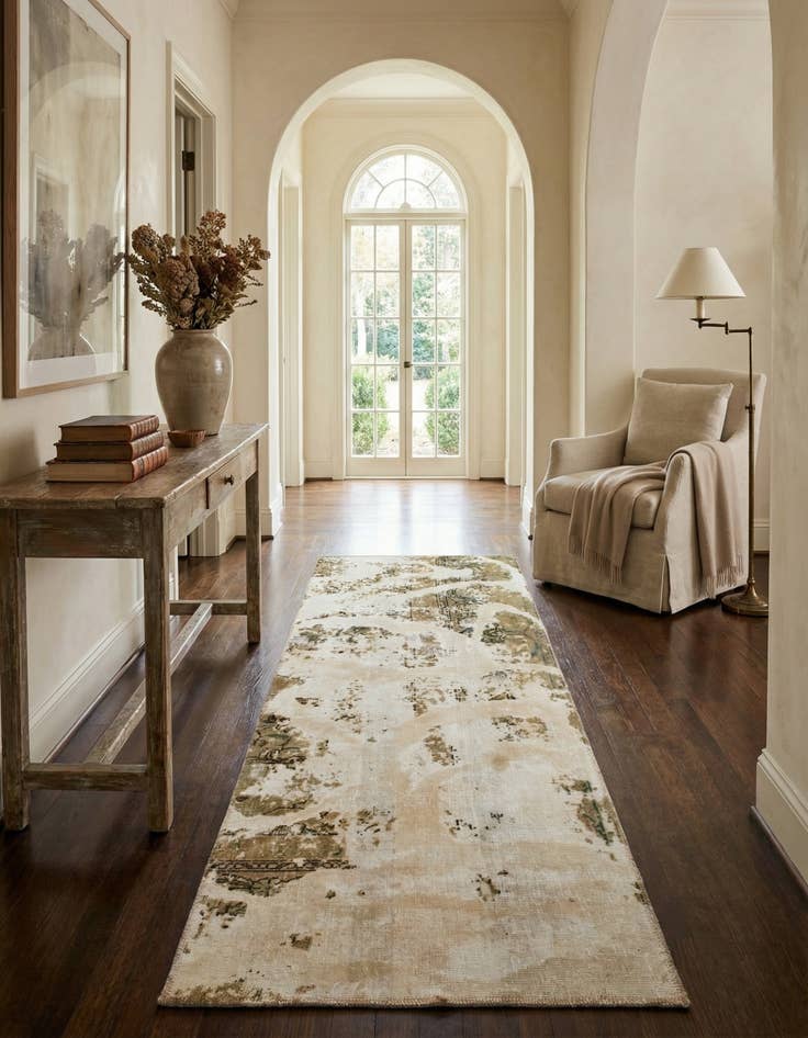 Detail image of 2' 6 x 6' 10  Hand Knotted Ultra Vintage Persian Wool Runner Rug