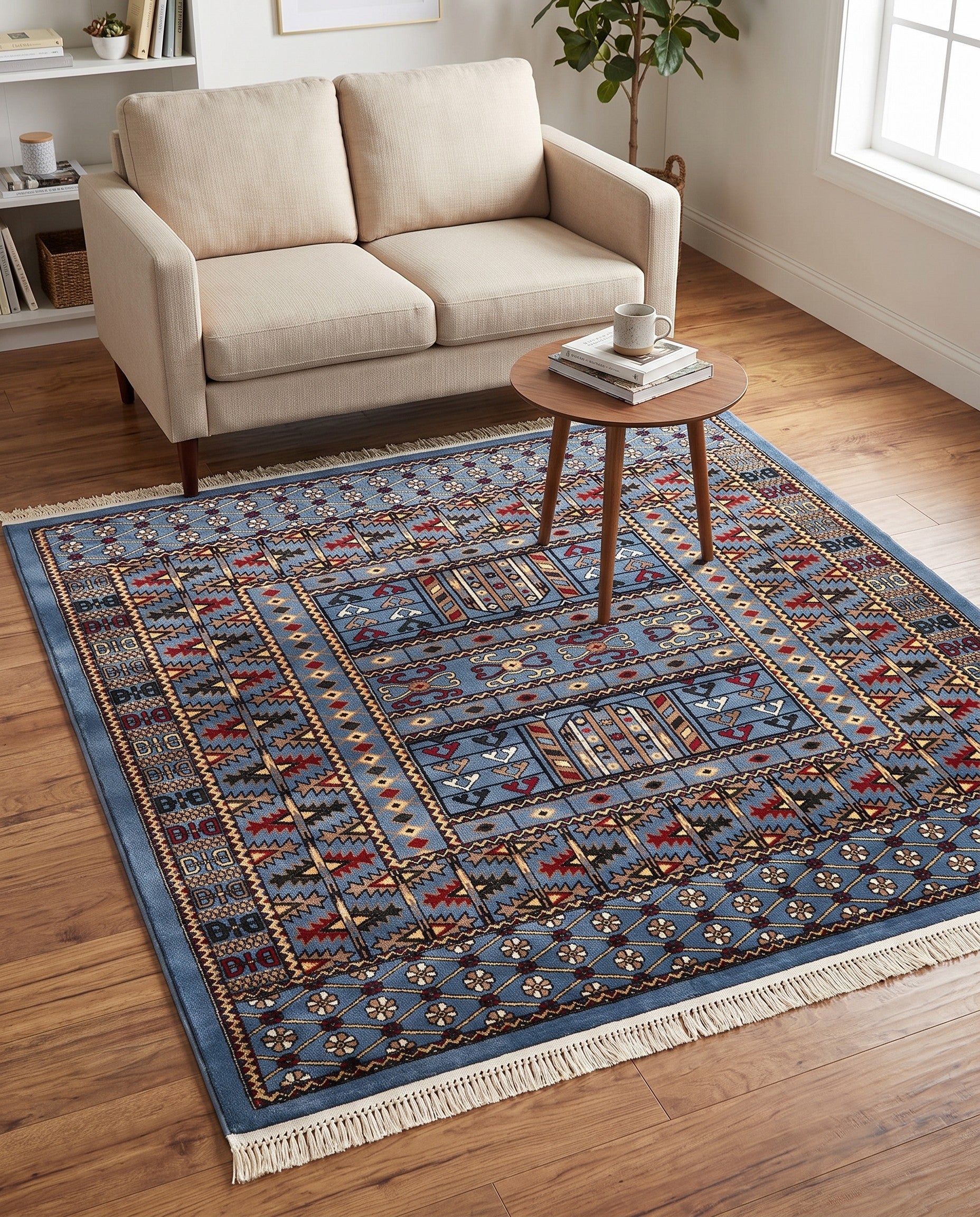 6' x 6' Bokhara Square Rug