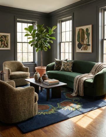7' 6 x 7' 7 Luna Square Rug
