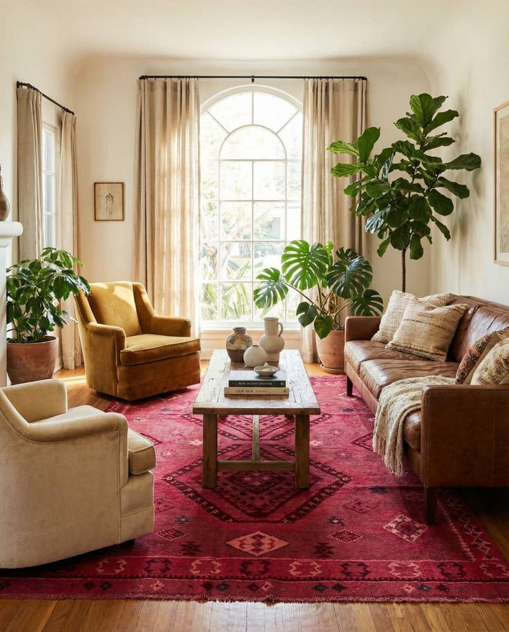 Detail image of 6' 4 x 10' Hand Knotted Darya Rug